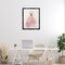 Stupell Industries Elegant & Sophisticated Pink Gown Floating Frame Design By Sally Swatland